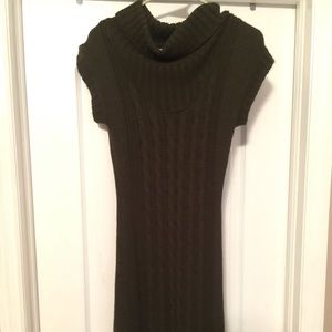 Sweater dress (hunter green) worn once