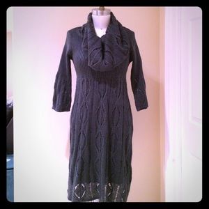 Pointelle sweater Dress