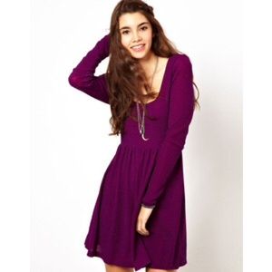 Free People Disco Purple dress