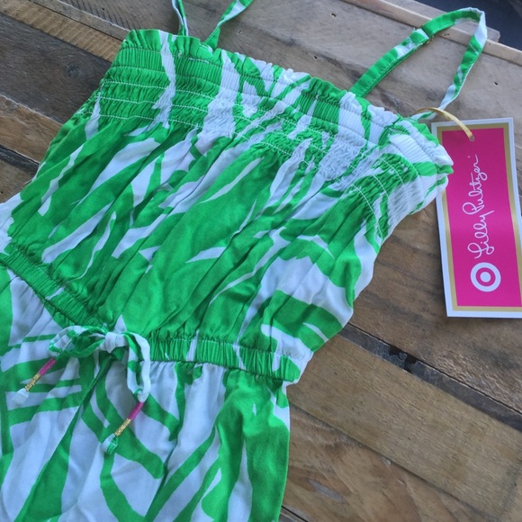 Lily Pulitzer girls small 6 or 6x jumpsuit NWT