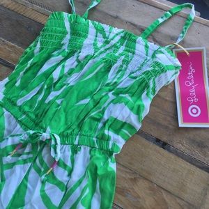 Lily Pulitzer girls small 6 or 6x jumpsuit NWT