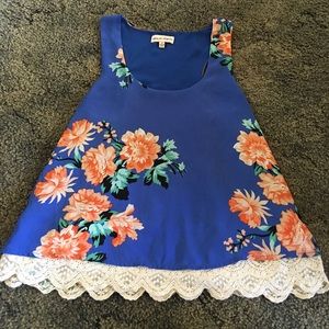 Sequin Hearts tank top