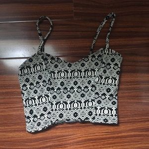 Pattern Hollister crop top