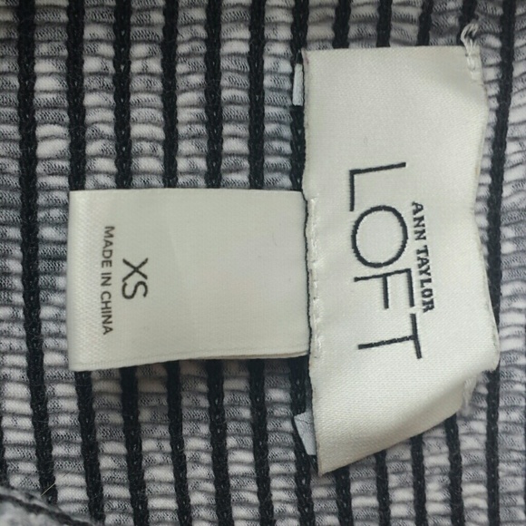 Ann Taylor Loft Sun Dress (black and white) - Picture 4 of 4