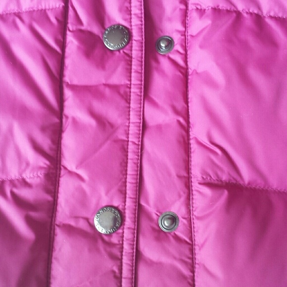 Lands' End Puffy Vest (Bright Pink) - Picture 2 of 4