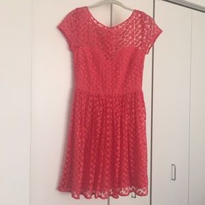 Anthropologie Stitched Blossom Dress
