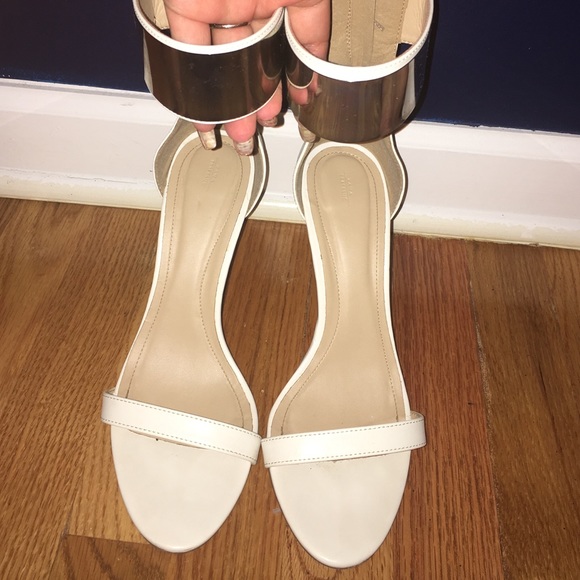 Zara white sandal