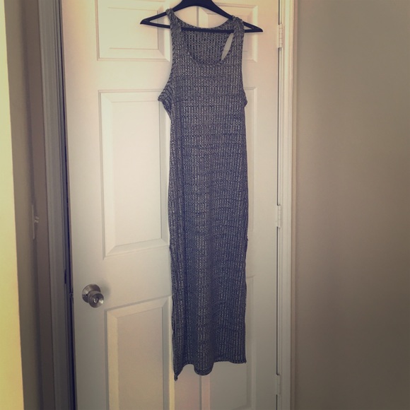 Maxi dress with double slits