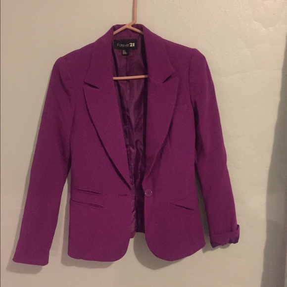 Forever 21 magenta blazer