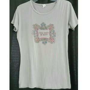 Think Happy, Be Happy Natural Life T-shirt