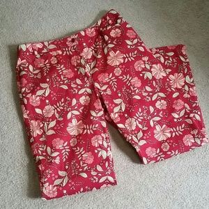LOFT floral print pants