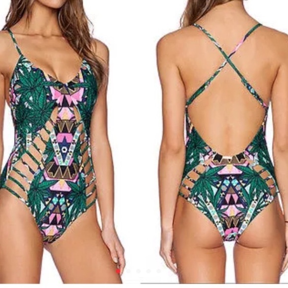 Mara Hoffman inspired one-piece swimsuit
