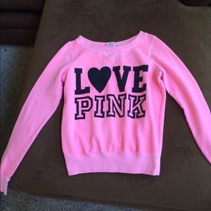 LOVE PINK XS Crew Neck Sweatshirt