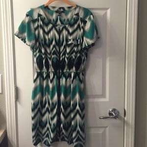 Alfani zippered shirt dress