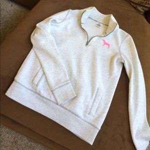 Love PINK Victoria's Secret Quarter Zip