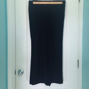 Black dress slacks.