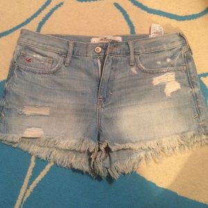 Hollister High Rise Jean Shorts