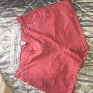 Tommy Hilfiger High Waisted faded red shorts