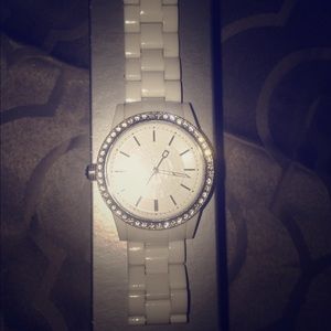 DKNY white watch