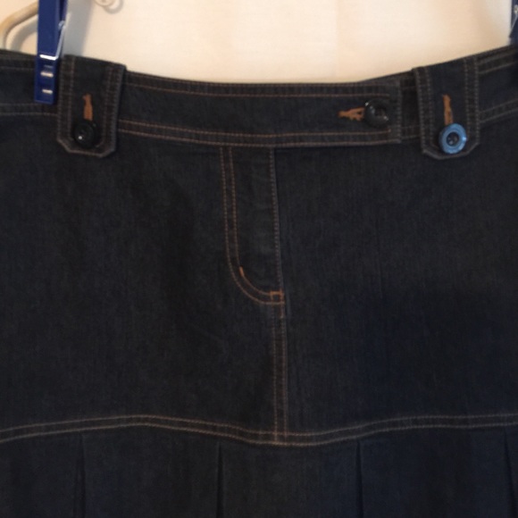 Denim Ruffled Skirt - Picture 2 of 2