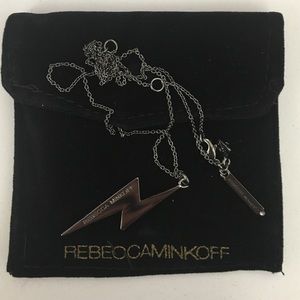 Rebecca Minkoff lightning bolt necklace