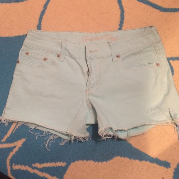 Blue American Eagle Jean Shorts