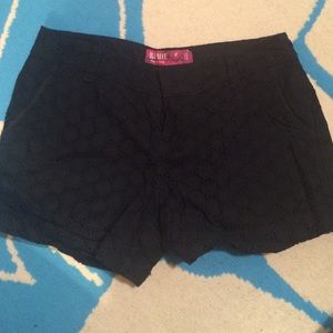 Old Navy Black Crochet Shorts