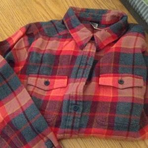 Plaid flannel shirt