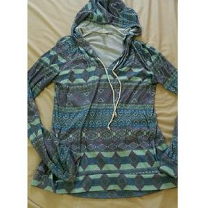 Kirra Hooded Aztec Shirt