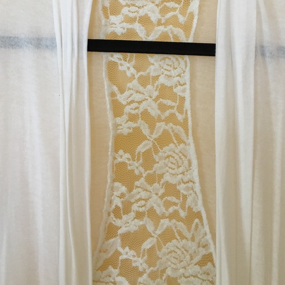 White lace cardigan!