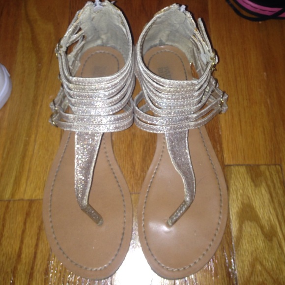 Gold Sandals
