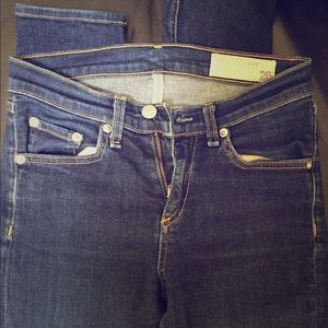 Rag and Bone high rise skinny jeans