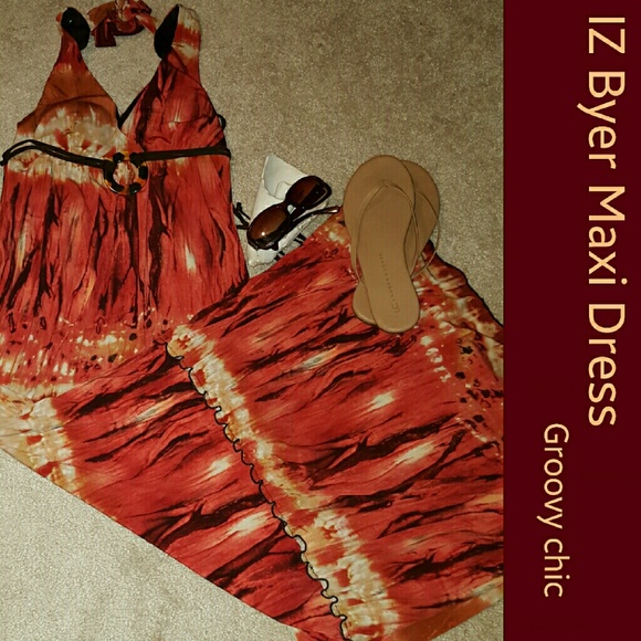 Orange tie-dye Maxi Sz M