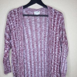 LA Hearts Maroon and White comfy sweater