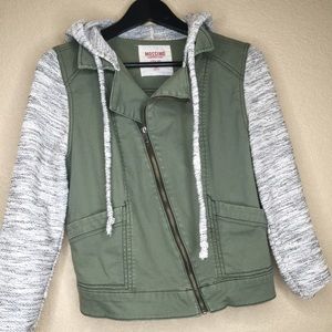 Green and gray jacket