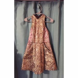 Metallic party dress