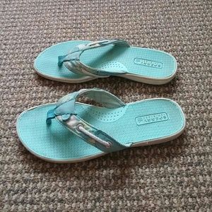 Sperry flip flops!