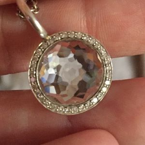 Ippolita Diamond and White Quartz Necklace