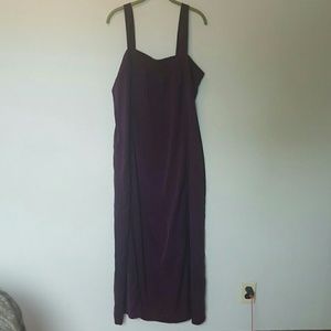J. Crew plum purple maxi dress size 16