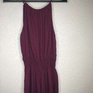 Brandy Maroon Romper TAGS ON