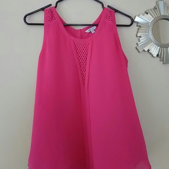 Pink Dressy Tank Top