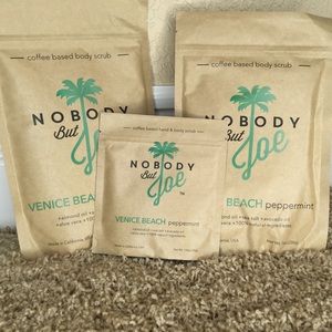 Peppermint coffee scrub