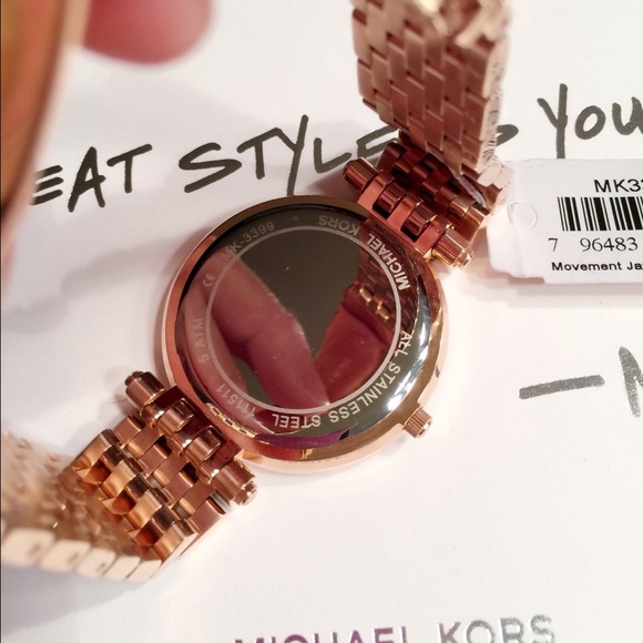 Michael Kors Rose Gold watch and bracelet set - Picture 2 of 4