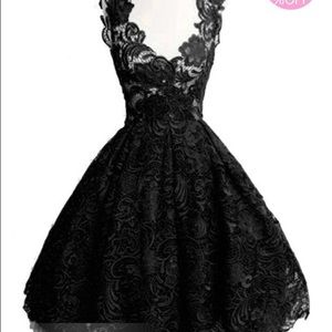 ❌SOLD❌NWT Black Lace Vintage inspired dress!