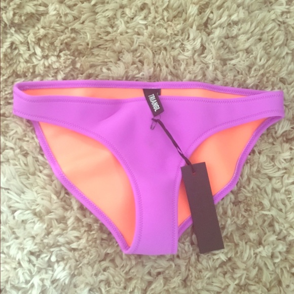 Triangl purple bikini bottom