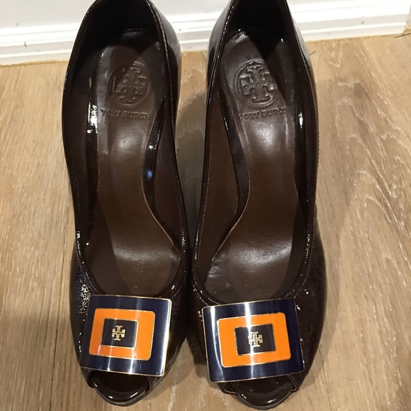 Tory Burch Brown Wedges