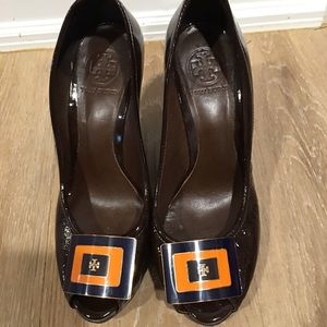 Tory Burch Brown Wedges