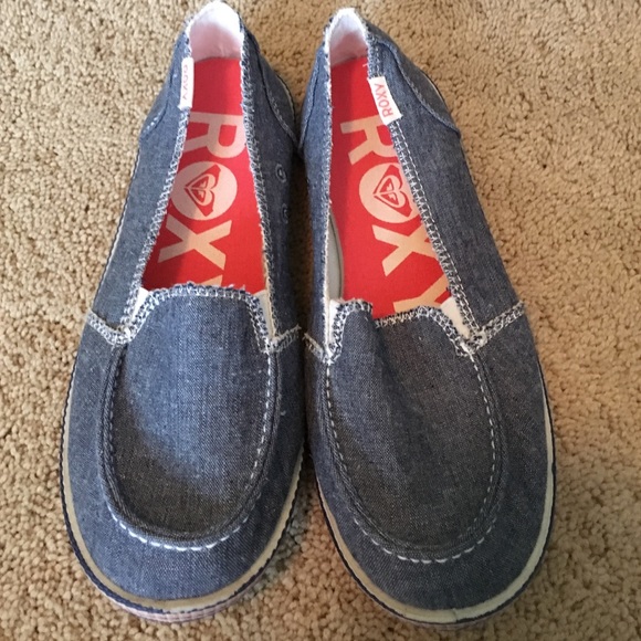 Denim Roxy flats