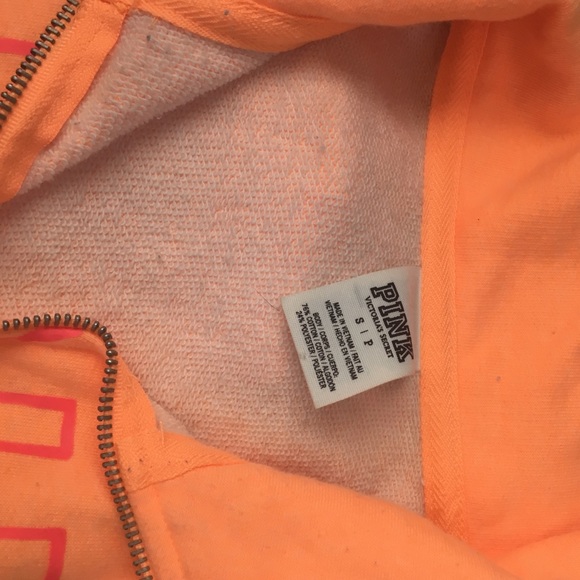 Orange half zip VS pink sweatshirt - Picture 3 of 3