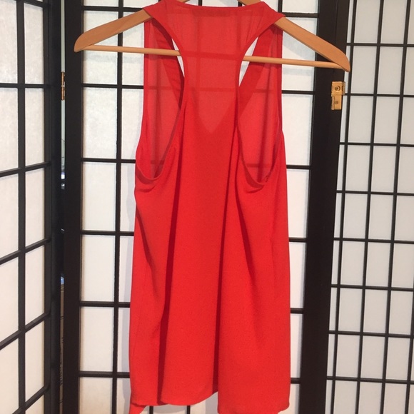 THML red racer back blouse - Picture 3 of 3